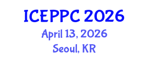 International Conference on Environmental Pollution and Pollution Control (ICEPPC) April 13, 2026 - Seoul, Republic of Korea International Conference on Environmental Pollution and Pollution Control (ICEPPC) April 13, 2026 - Seoul, Republic of Korea