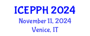 International Conference on Environmental Pollution and Public Health (ICEPPH) November 11, 2024 - Venice, Italy