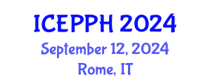 International Conference on Environmental Pollution and Public Health (ICEPPH) September 12, 2024 - Rome, Italy