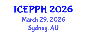 International Conference on Environmental Pollution and Public Health (ICEPPH) March 29, 2026 - Sydney, Australia