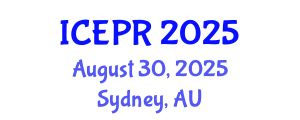 International Conference on Environmental Pollution and Remediation (ICEPR) August 30, 2025 - Sydney, Australia