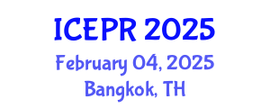 International Conference on Environmental Pollution and Remediation (ICEPR) February 04, 2025 - Bangkok, Thailand