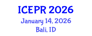 International Conference on Environmental Pollution and Remediation (ICEPR) January 14, 2026 - Bali, Indonesia