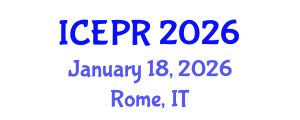 International Conference on Environmental Pollution and Remediation (ICEPR) January 18, 2026 - Rome, Italy