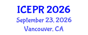 International Conference on Environmental Pollution and Remediation (ICEPR) September 23, 2026 - Vancouver, Canada