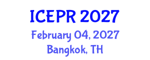 International Conference on Environmental Pollution and Remediation (ICEPR) February 04, 2027 - Bangkok, Thailand