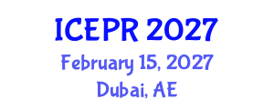 International Conference on Environmental Pollution and Remediation (ICEPR) February 15, 2027 - Dubai, United Arab Emirates International Conference on Environmental Pollution and Remediation (ICEPR) February 15, 2027 - Dubai, United Arab Emirates
