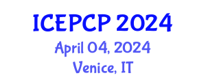 International Conference on Environmental Pollution Control and Prevention (ICEPCP) April 04, 2024 - Venice, Italy