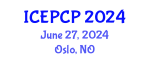 International Conference on Environmental Pollution Control and Prevention (ICEPCP) June 27, 2024 - Oslo, Norway