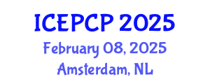 International Conference on Environmental Pollution Control and Prevention (ICEPCP) February 08, 2025 - Amsterdam, Netherlands