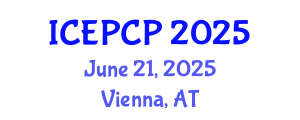 International Conference on Environmental Pollution Control and Prevention (ICEPCP) June 21, 2025 - Vienna, Austria