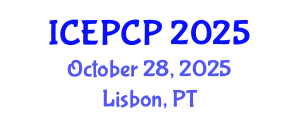 International Conference on Environmental Pollution Control and Prevention (ICEPCP) October 28, 2025 - Lisbon, Portugal
