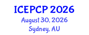 International Conference on Environmental Pollution Control and Prevention (ICEPCP) August 30, 2026 - Sydney, Australia