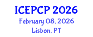 International Conference on Environmental Pollution Control and Prevention (ICEPCP) February 08, 2026 - Lisbon, Portugal