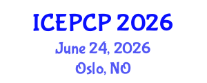 International Conference on Environmental Pollution Control and Prevention (ICEPCP) June 24, 2026 - Oslo, Norway