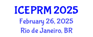 International Conference on Environmental Pollution, Restoration and Management (ICEPRM) February 26, 2025 - Rio de Janeiro, Brazil