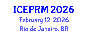 International Conference on Environmental Pollution, Restoration and Management (ICEPRM) February 12, 2026 - Rio de Janeiro, Brazil International Conference on Environmental Pollution, Restoration and Management (ICEPRM) February 12, 2026 - Rio de Janeiro, Brazil