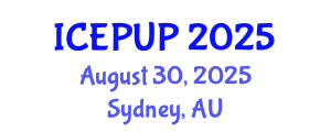 International Conference on Environmental Protection and Urban Planning (ICEPUP) August 30, 2025 - Sydney, Australia