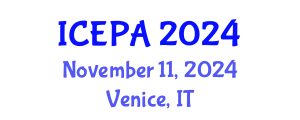 International Conference on Environmental Psychology and Architecture (ICEPA) November 11, 2024 - Venice, Italy