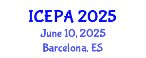 International Conference on Environmental Psychology and Architecture (ICEPA) June 10, 2025 - Barcelona, Spain