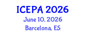 International Conference on Environmental Psychology and Architecture (ICEPA) June 10, 2026 - Barcelona, Spain