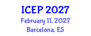 International Conference on Environmental Psychology (ICEP) February 11, 2027 - Barcelona, Spain International Conference on Environmental Psychology (ICEP) February 11, 2027 - Barcelona, Spain