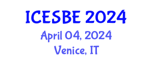 International Conference on Environmental Science and Biological Engineering (ICESBE) April 04, 2024 - Venice, Italy