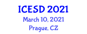 International Conference on Environmental Science and Development (ICESD) March 10, 2021 - Prague, Czechia