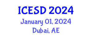 International Conference on Environmental Science and Development (ICESD) January 01, 2024 - Dubai, United Arab Emirates International Conference on Environmental Science and Development (ICESD) January 01, 2024 - Dubai, United Arab Emirates