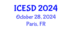 International Conference on Environmental Science and Development (ICESD) October 28, 2024 - Paris, France