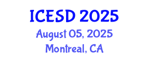 International Conference on Environmental Science and Development (ICESD) August 05, 2025 - Montreal, Canada