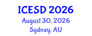 International Conference on Environmental Science and Development (ICESD) August 30, 2026 - Sydney, Australia