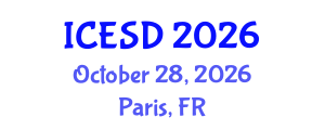 International Conference on Environmental Science and Development (ICESD) October 28, 2026 - Paris, France