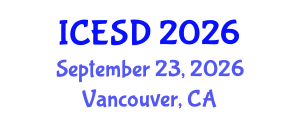 International Conference on Environmental Science and Development (ICESD) September 23, 2026 - Vancouver, Canada