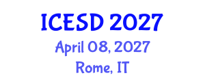 International Conference on Environmental Science and Development (ICESD) April 08, 2027 - Rome, Italy International Conference on Environmental Science and Development (ICESD) April 08, 2027 - Rome, Italy