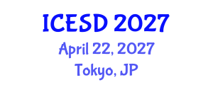 International Conference on Environmental Science and Development (ICESD) April 22, 2027 - Tokyo, Japan International Conference on Environmental Science and Development (ICESD) April 22, 2027 - Tokyo, Japan