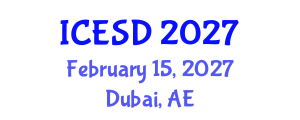 International Conference on Environmental Science and Development (ICESD) February 15, 2027 - Dubai, United Arab Emirates International Conference on Environmental Science and Development (ICESD) February 15, 2027 - Dubai, United Arab Emirates