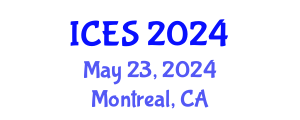 International Conference on Environmental Sciences (ICES) May 23, 2024 - Montreal, Canada