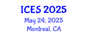 International Conference on Environmental Sciences (ICES) May 24, 2025 - Montreal, Canada