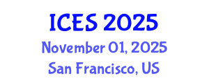 International Conference on Environmental Sciences (ICES) November 01, 2025 - San Francisco, United States