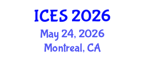 International Conference on Environmental Sciences (ICES) May 24, 2026 - Montreal, Canada