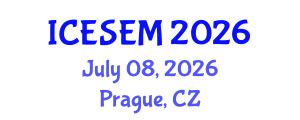 International Conference on Environmental Systems Engineering and Management (ICESEM) July 08, 2026 - Prague, Czechia