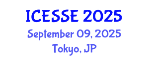 International Conference on Environmental Systems Science and Engineering (ICESSE) September 09, 2025 - Tokyo, Japan