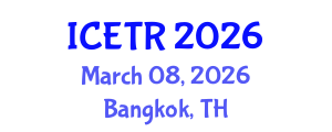 International Conference on Environmental Technology and Recycling (ICETR) March 08, 2026 - Bangkok, Thailand