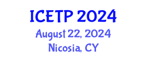 International Conference on Environmental Toxicology and Pharmacology (ICETP) August 22, 2024 - Nicosia, Cyprus