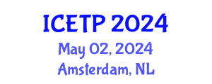 International Conference on Environmental Toxicology and Pharmacology (ICETP) May 02, 2024 - Amsterdam, Netherlands