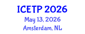 International Conference on Environmental Toxicology and Pharmacology (ICETP) May 13, 2026 - Amsterdam, Netherlands