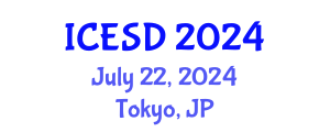 International Conference on Environmentally Sustainable Development (ICESD) July 22, 2024 - Tokyo, Japan