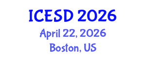 International Conference on Environmentally Sustainable Development (ICESD) April 22, 2026 - Boston, United States