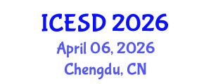 International Conference on Environmentally Sustainable Development (ICESD) April 06, 2026 - Chengdu, China International Conference on Environmentally Sustainable Development (ICESD) April 06, 2026 - Chengdu, China